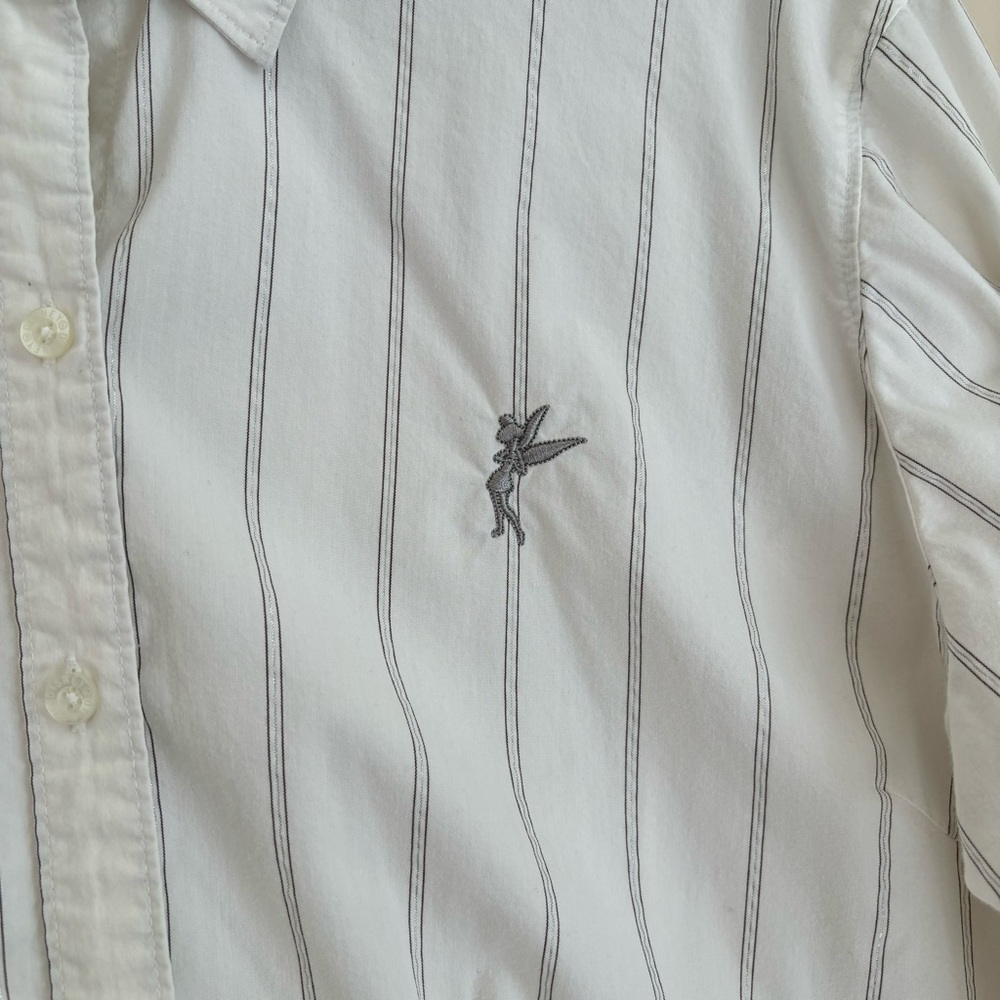 Disney Tinkerbell Long Sleeve Button Down Top - Picture 3 of 9